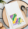 Louisiana Krewe King Cake Kitchen Towel