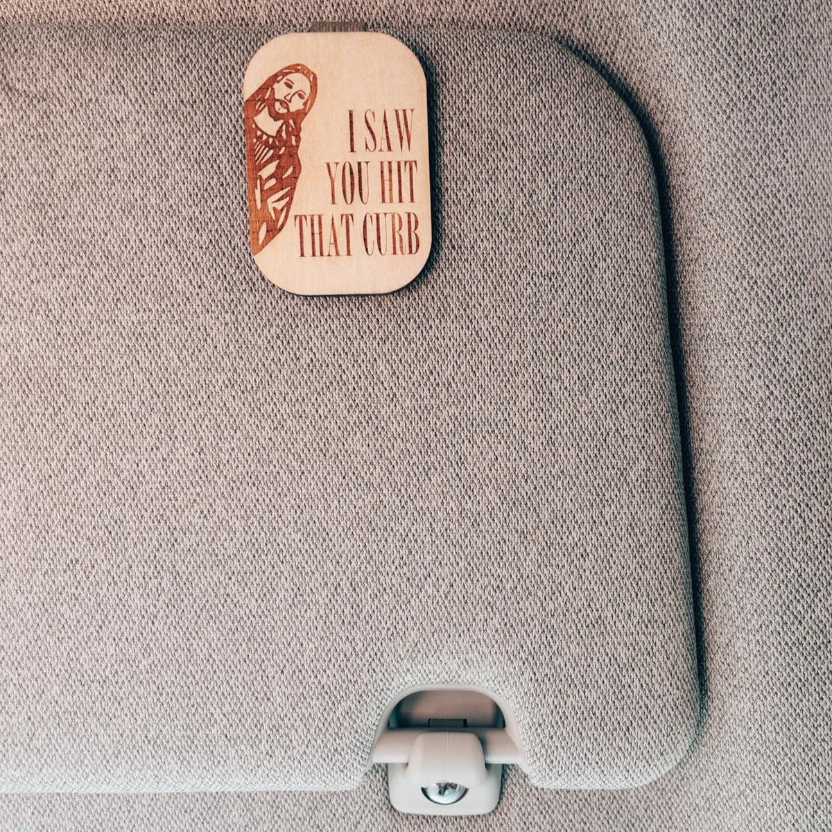 Jesus Visor Clip