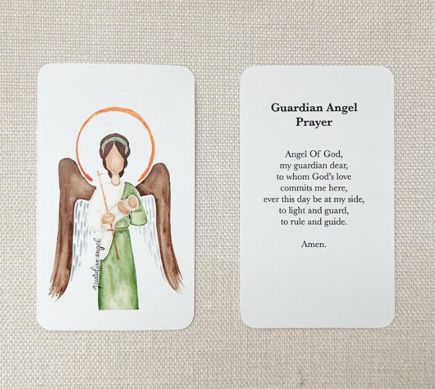 Guardian Angel Prayer Card