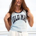 Lulu Mac Light Blue and Navy Tank