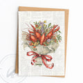 Crawfish Bouquet Greeting Card