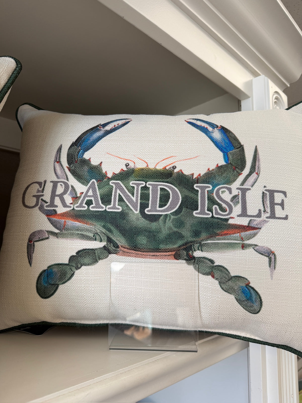 Blue Crab Lumbar Pillow-Grand Isle
