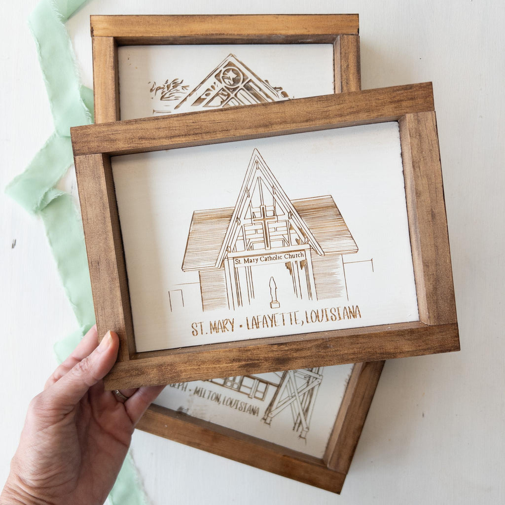 Little Churches, Small Sanctuary {framed}
