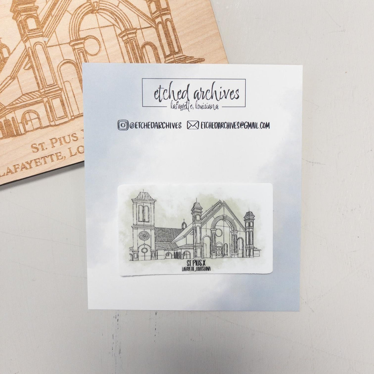 St. Pius Sticker