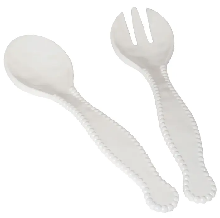 Perlette Cream - 2pc. Salad Servers