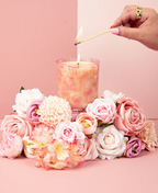 Sweet Grace Pink Bow Candle #072