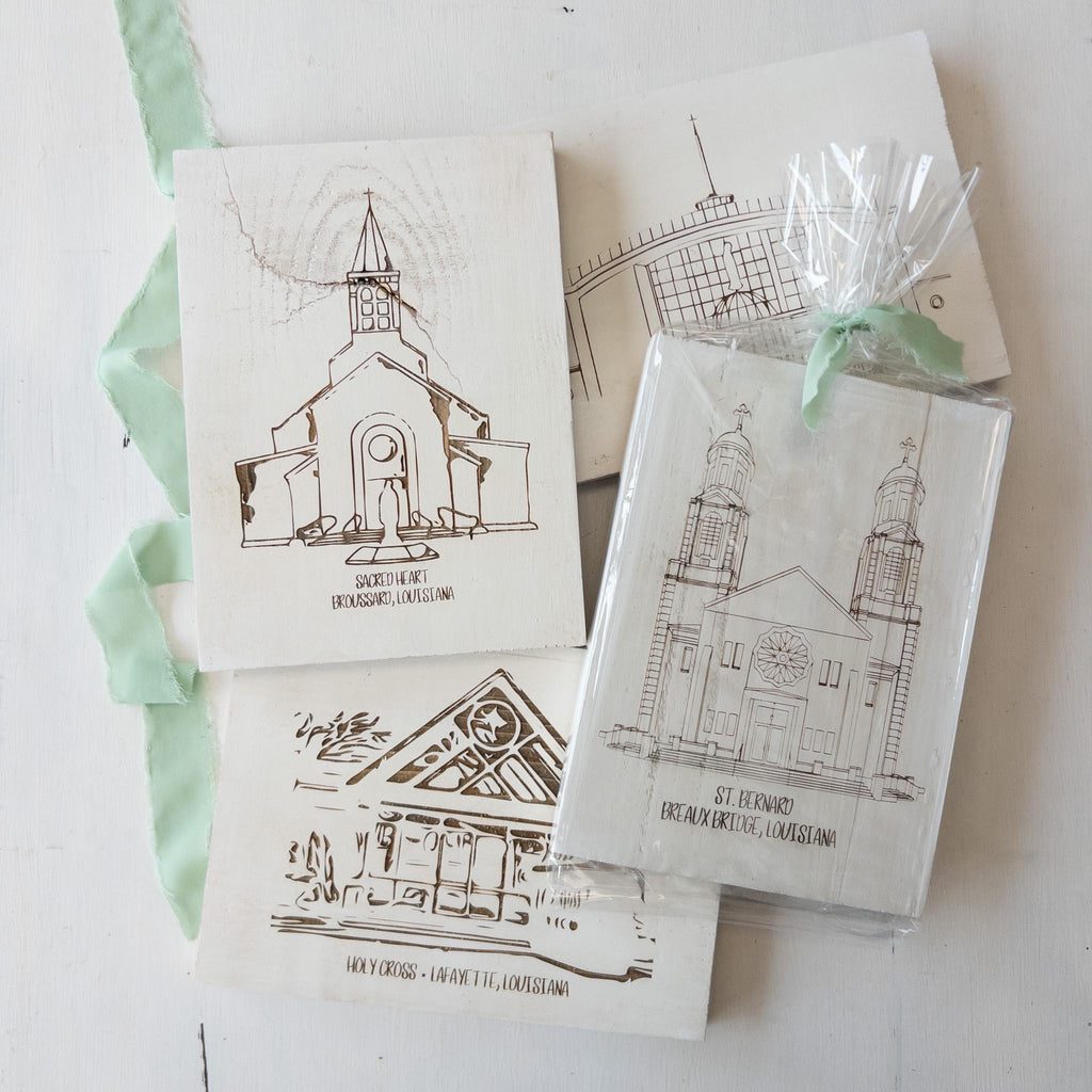 Little Churches, Medium Cathedral {unframed}