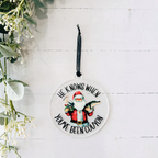Santa Couyon Acrylic Ornament