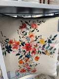 Floral Cross Pillow