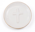 Cross Embossed Trinket Dish
