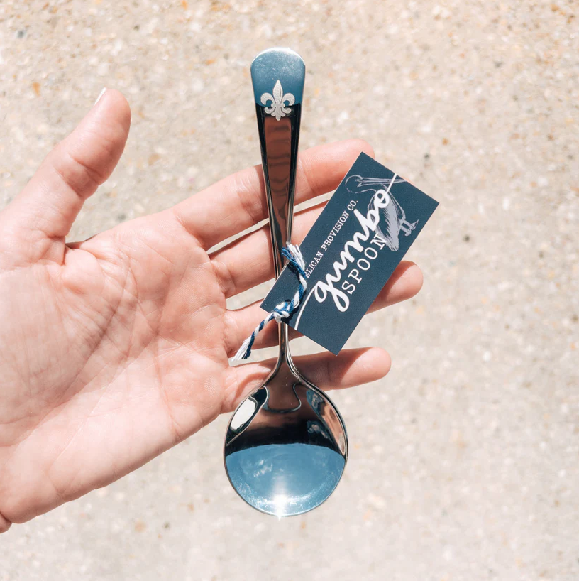 Fleur de Lis Gumbo Spoons Set of 2