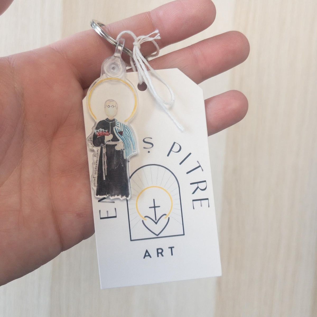 St. Maximillian Kolbe Keychain