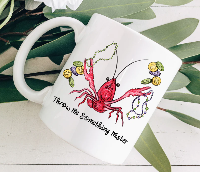 Throw Me Something Coffee Mug