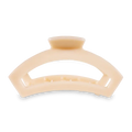 Open Hair Clip Large Almond Beige
