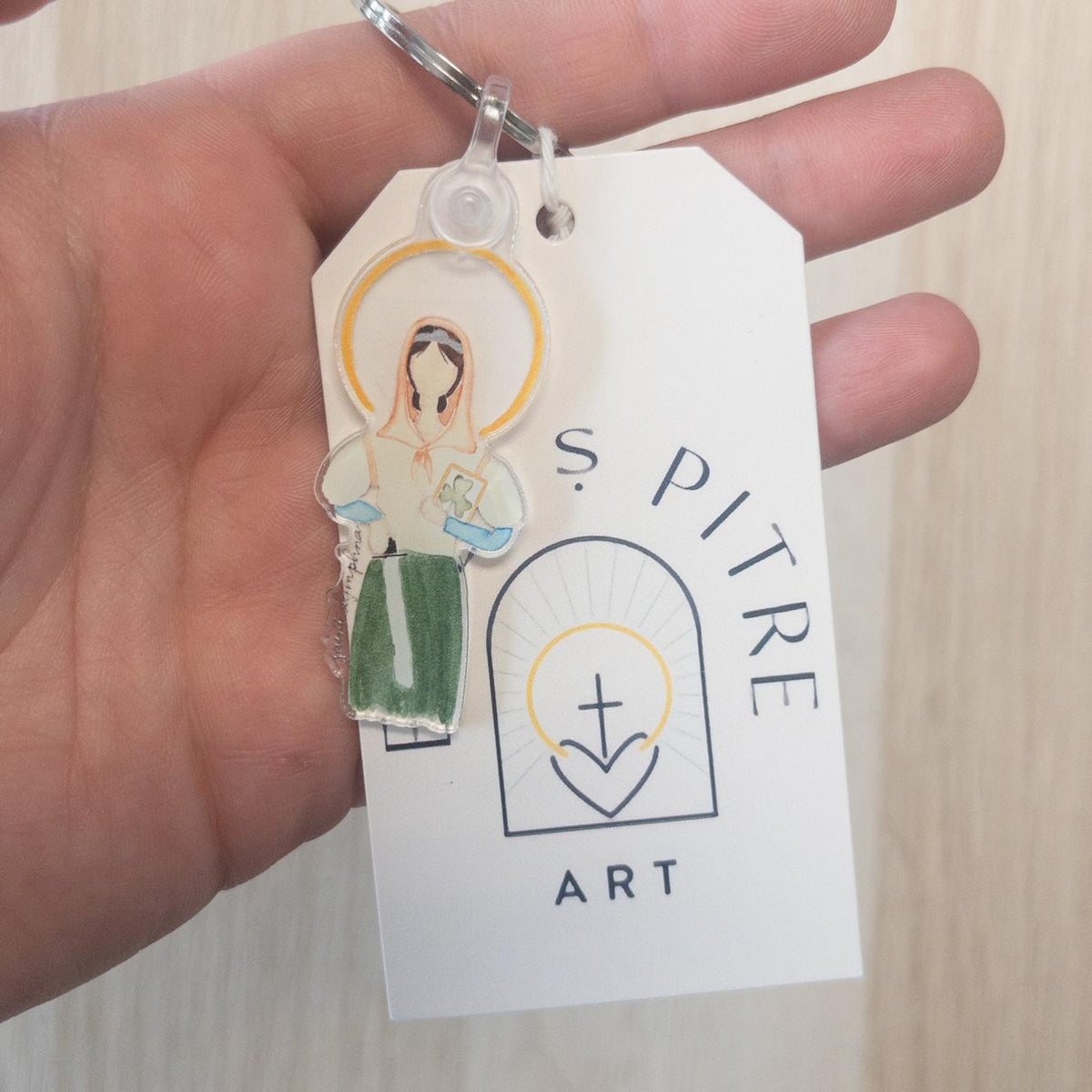 St. Dymphna Keychain