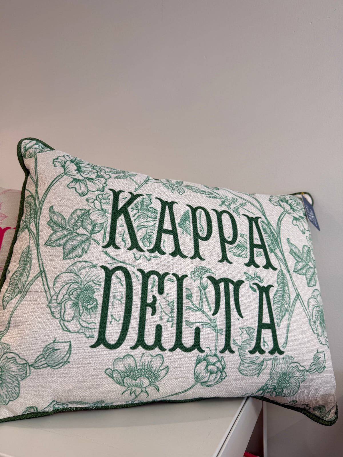 Toile Kappa Delta Pillow