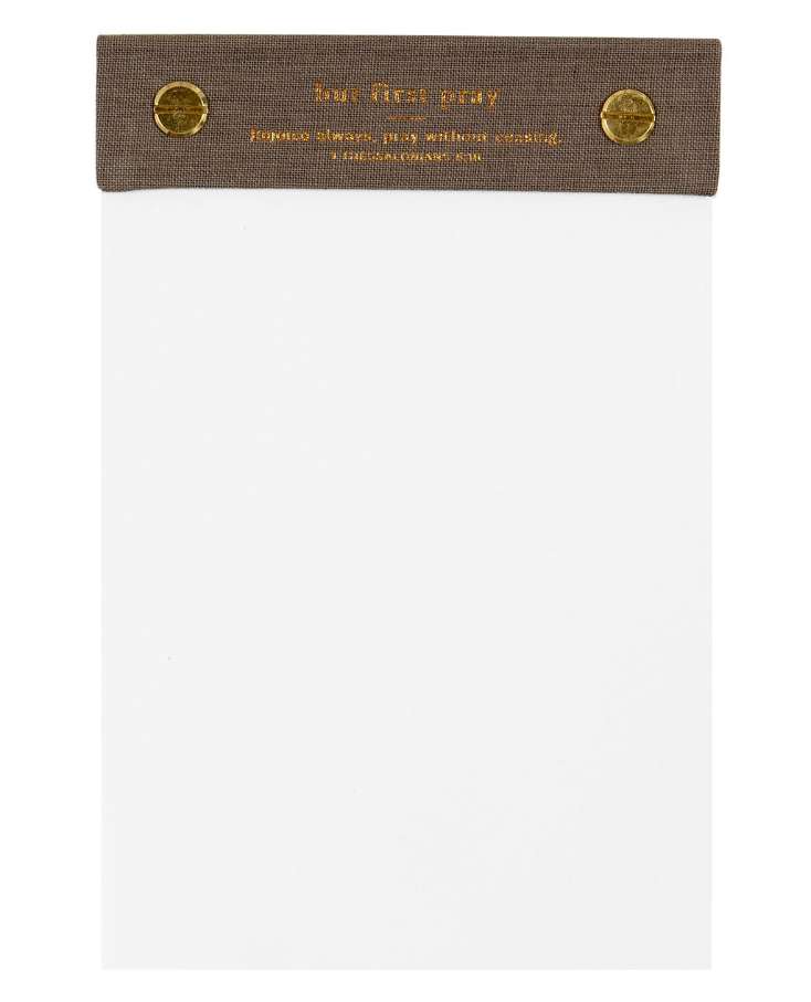 But First Pray Notepad