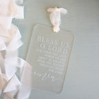 Say Grace Acrylic Prayer Plaque