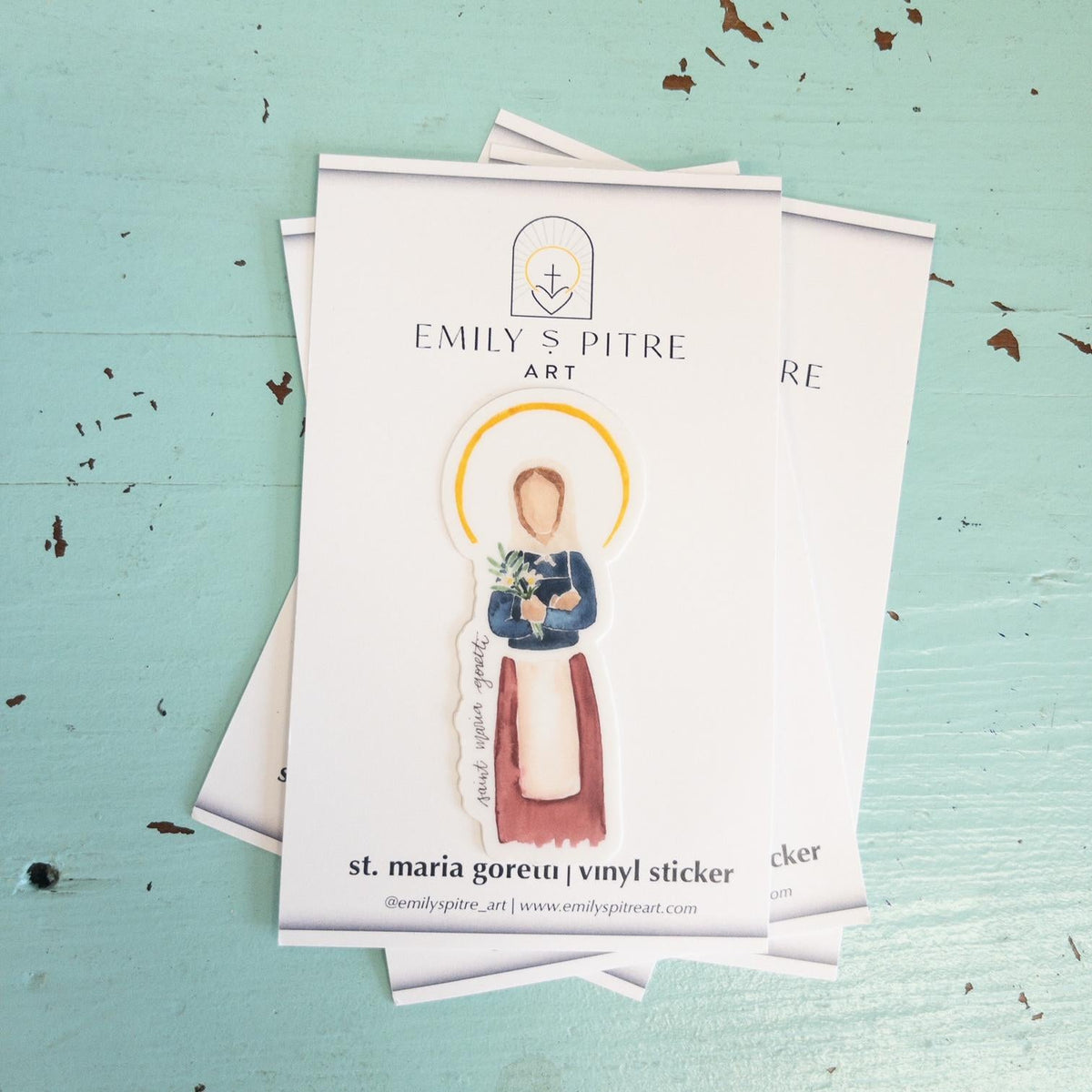 St. Maria Goretti Sticker