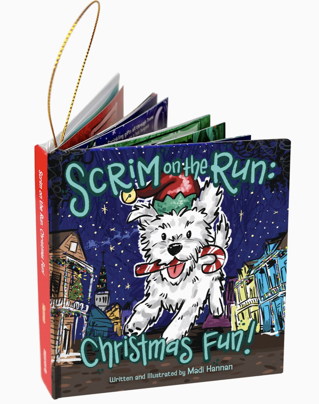 Scrim On the Run: Christmas Fun Ornament