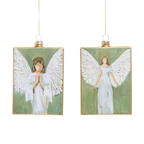 Guardian Angel Rectangle Ornament 