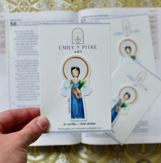 St. Cecilia Sticker