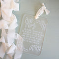 Hail Mary, Floral Acrylic Prayer Plaque