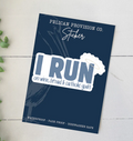 I Run Sticker