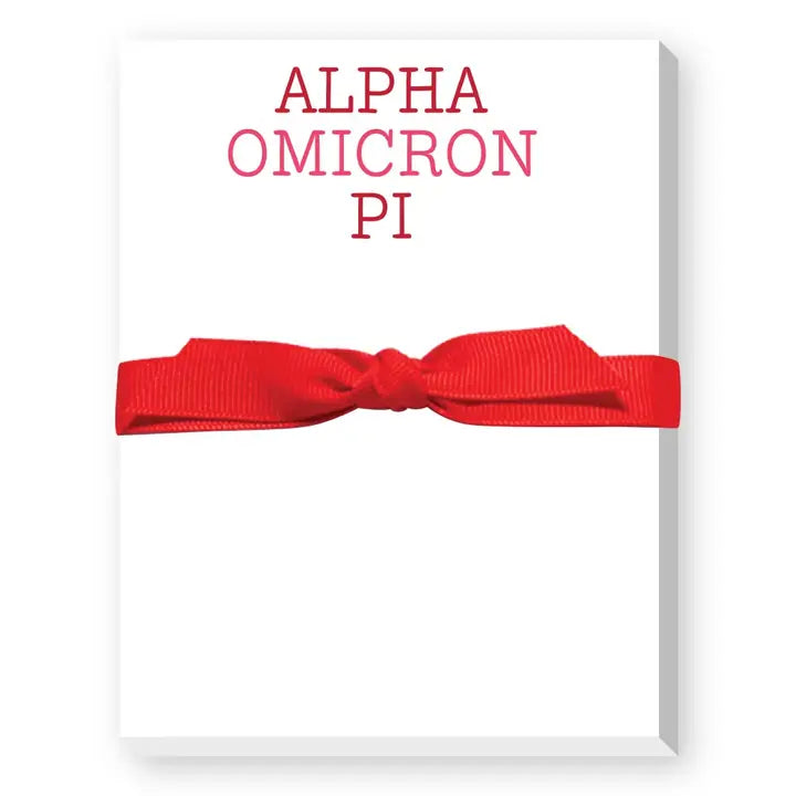 Mini ALPHA OMICRON PI  Notepad