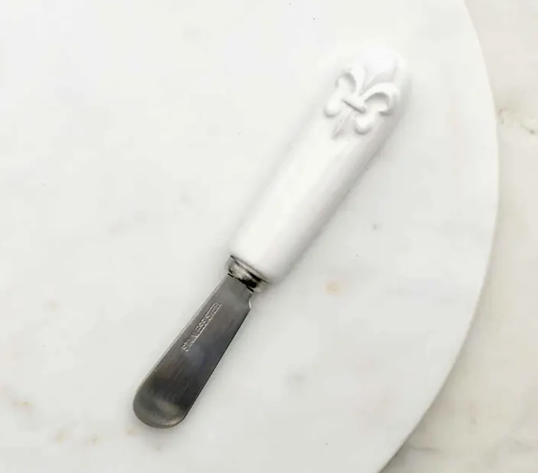 Fleur De Lis Embossed Spreader