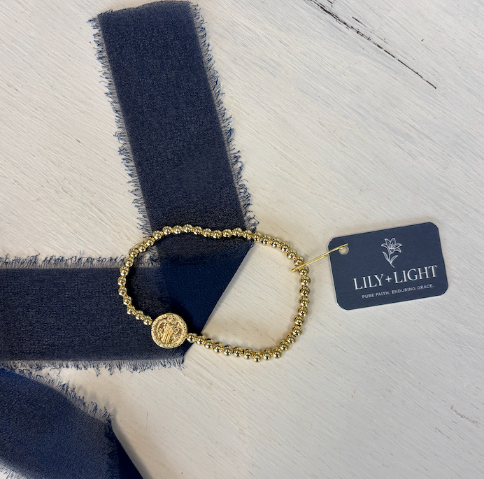 L + L Bracelet , Shield & Faith