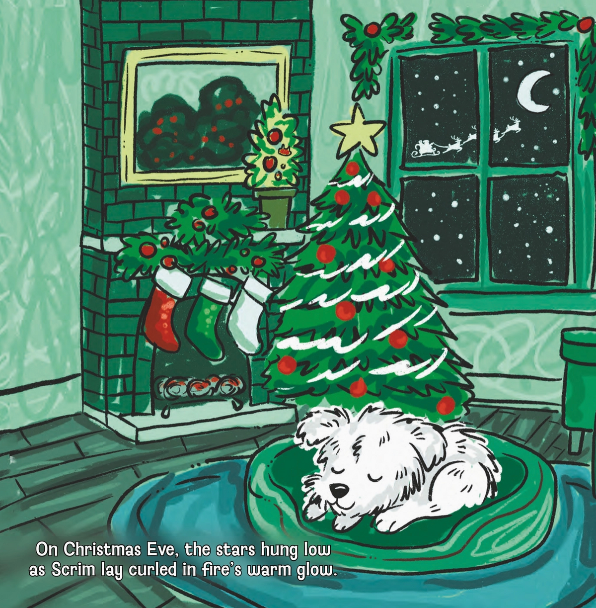 Scrim On the Run: Christmas Fun Ornament