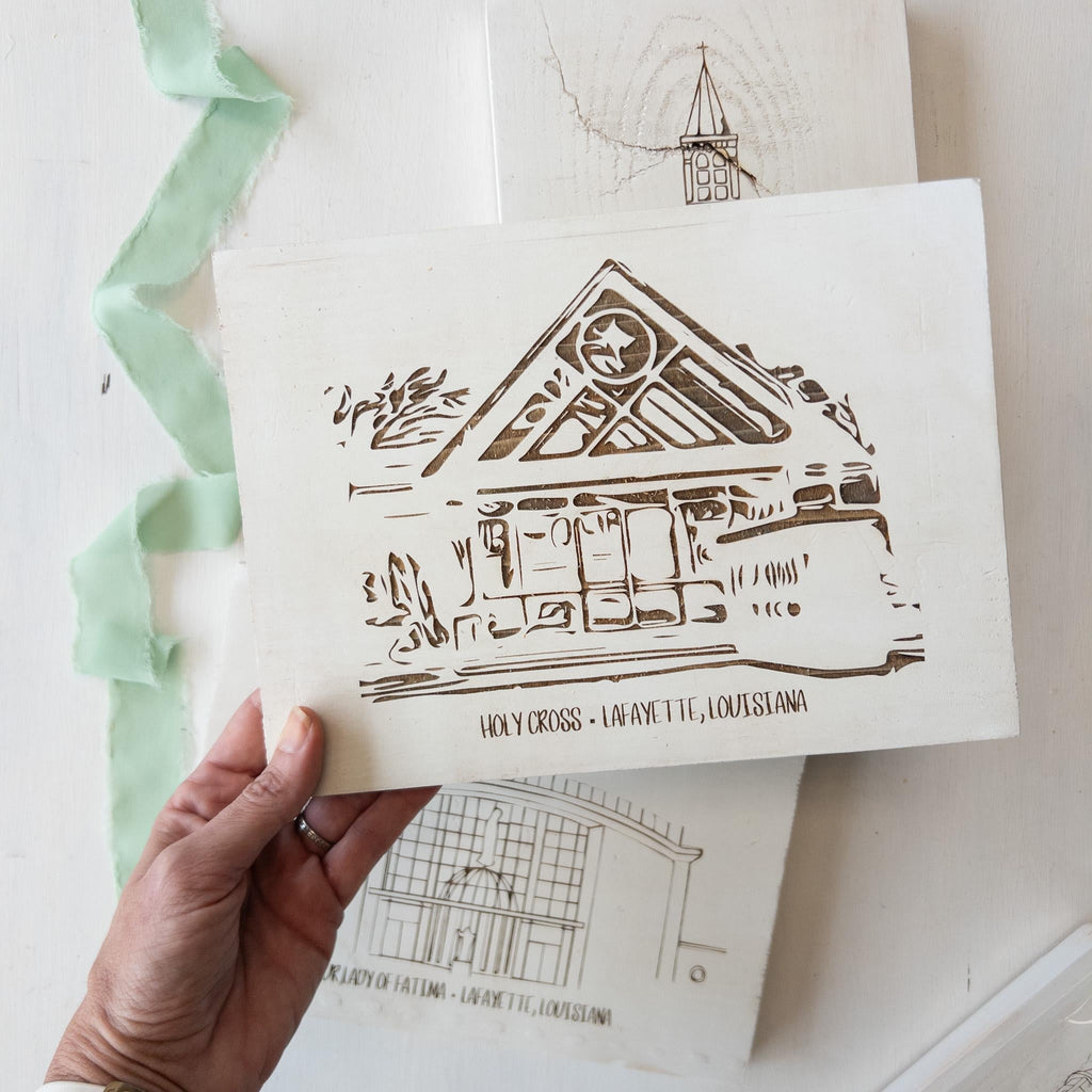 Little Churches, Medium Cathedral {unframed}