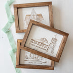 Little Churches, Small Sanctuary {framed}