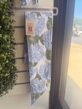 Hydrangea Print Wreath Sash