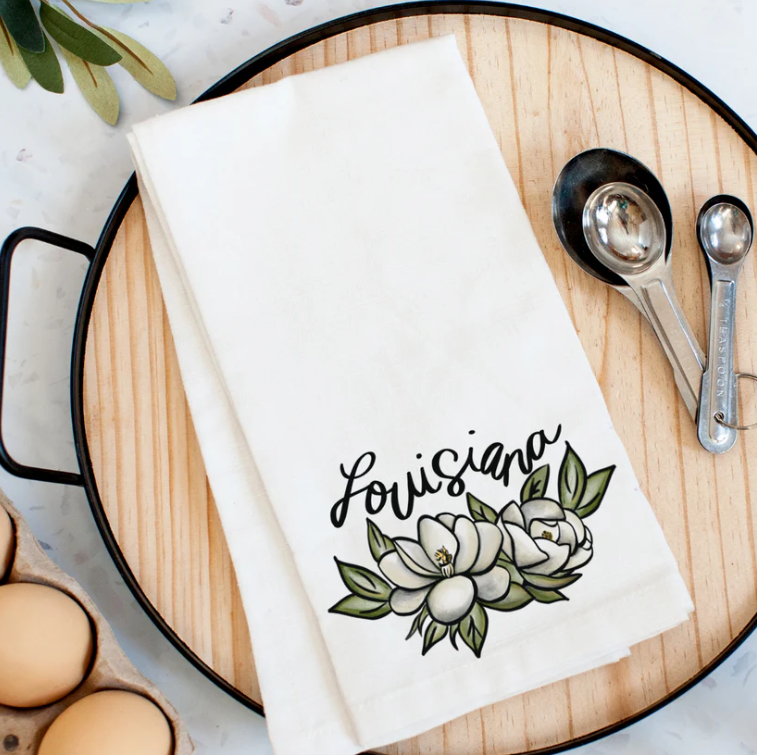 Magnolia, Louisiana Kitchen Towel