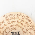 Hail Mary {French} Ornament