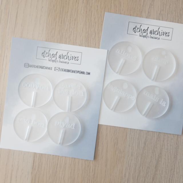 Cajun French Drink Markers