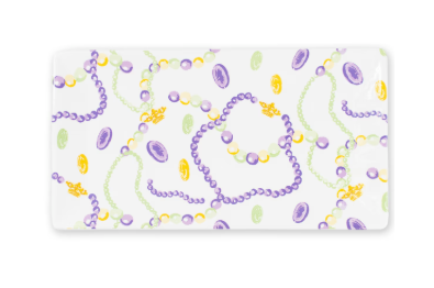Mardi Gras Bead Platter
