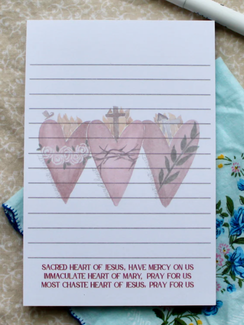 3 Hearts Notepad