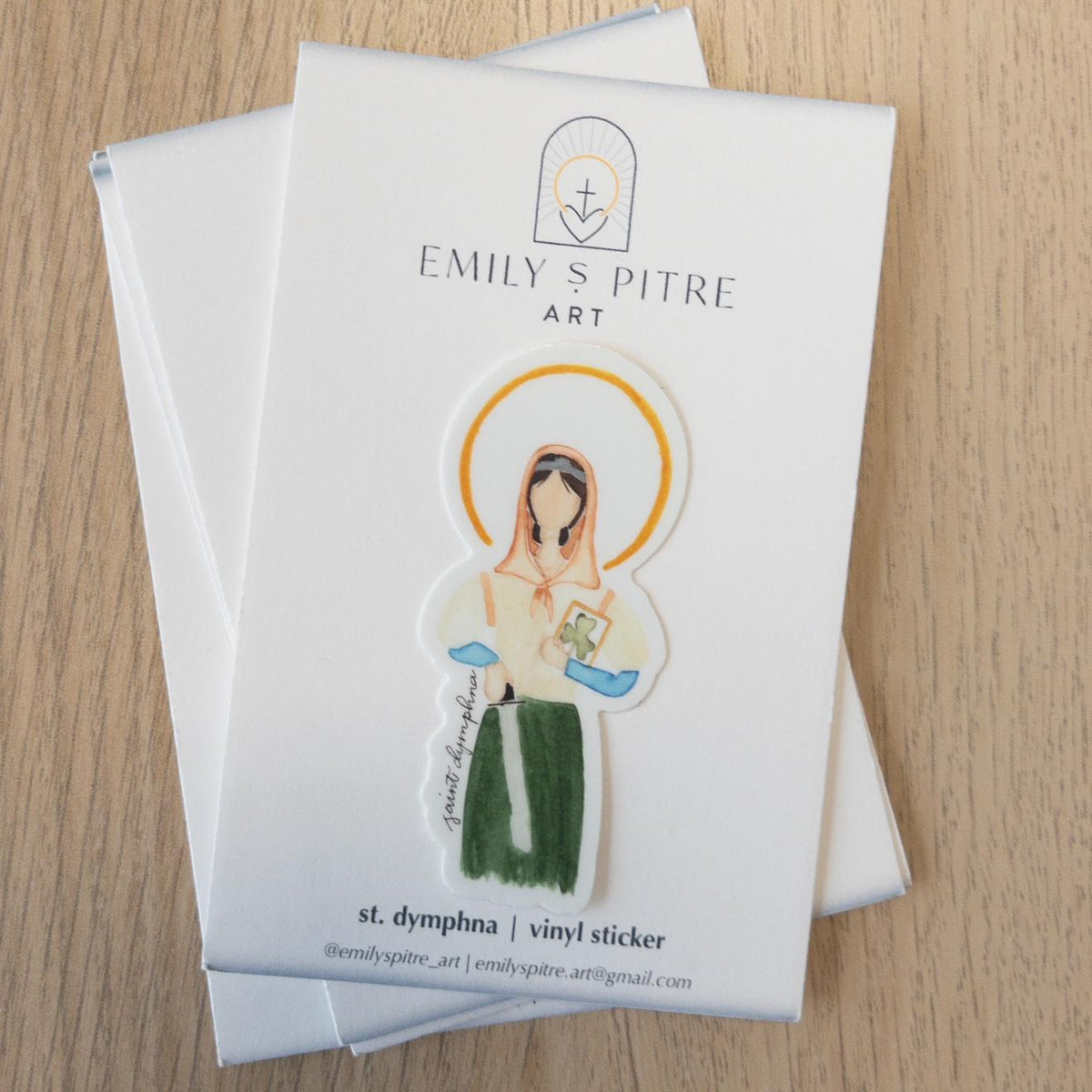 St. Dymphna Sticker