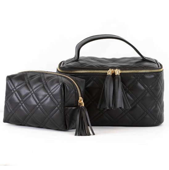 Brighton Quilted Train Case