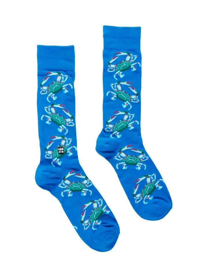 Blue Crab Socks