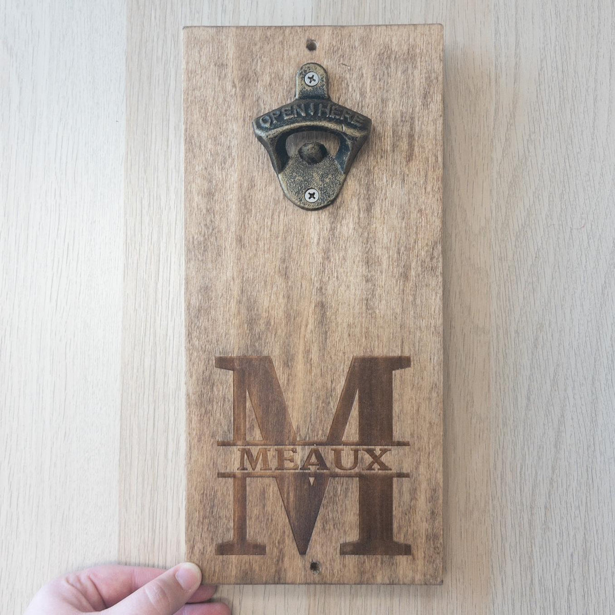 Rustic Tap Bottle Opener {custom}