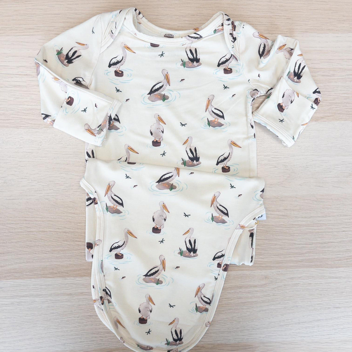 Goosies Knotted Gown, Pelican