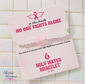 Holy Water Pink Ribbon Awareness Bracelet