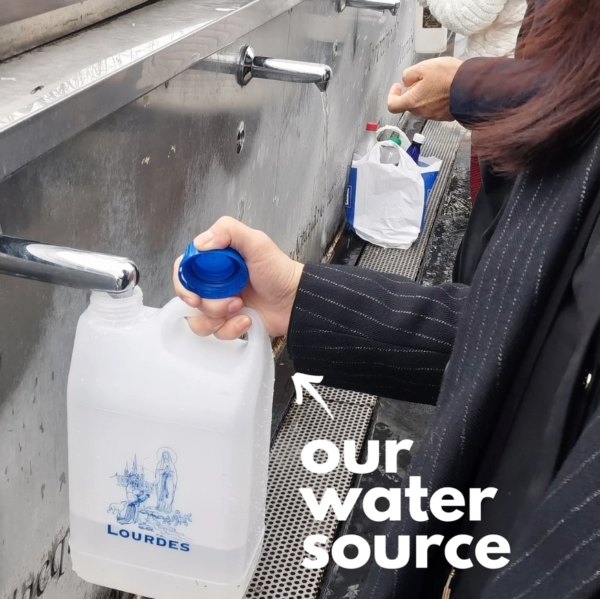 Holy Water Rose Quartz Cross Bracelet