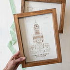 Little Churches, Medium Cathedral {framed}