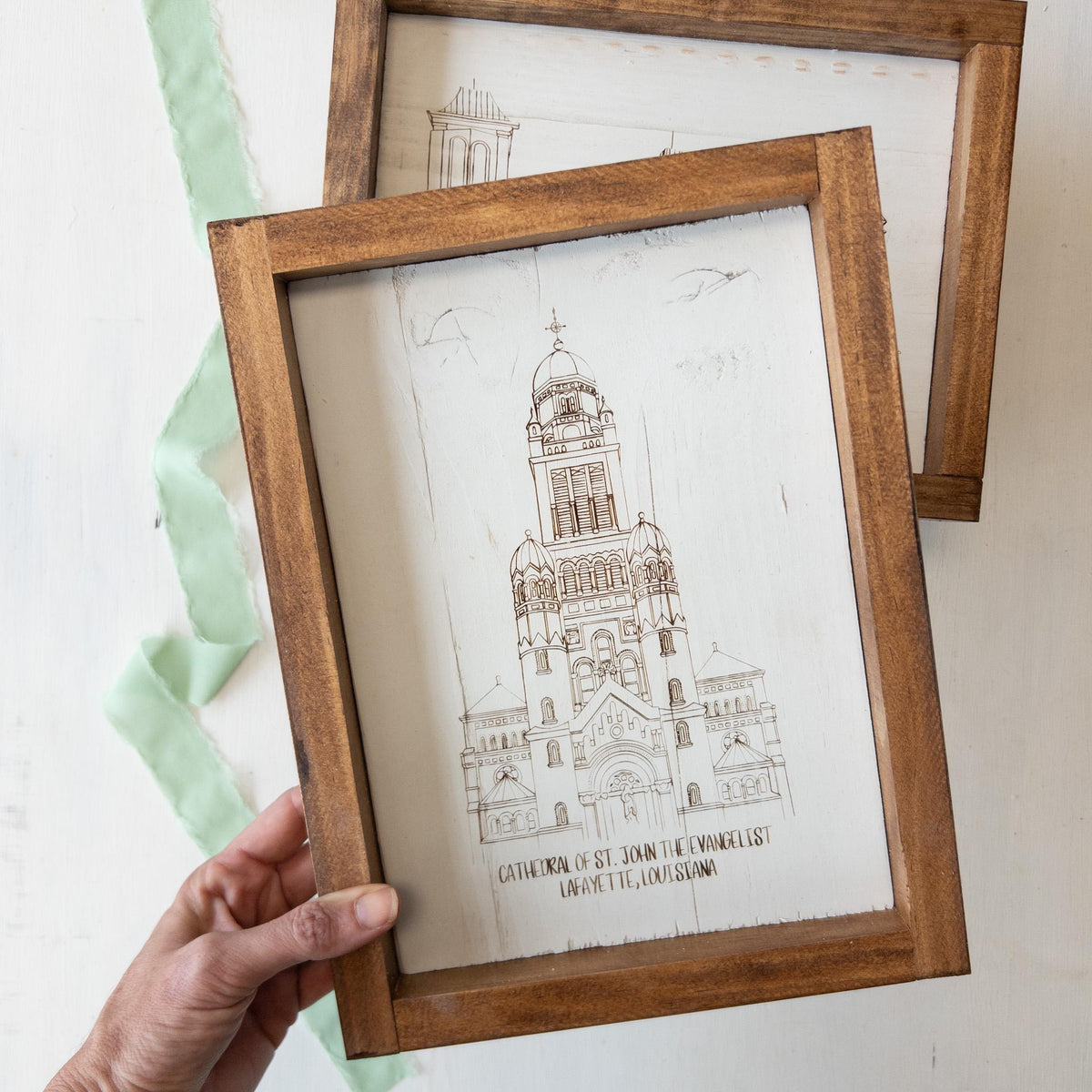 Little Churches, Medium Cathedral {framed}