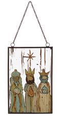Three Wisemen Glass Ornament